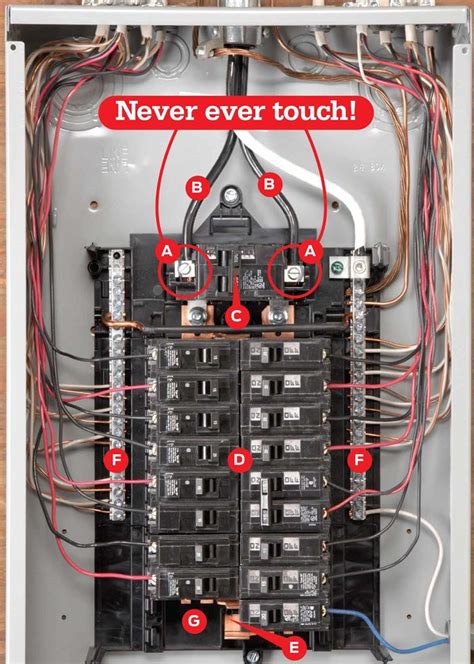 how to add electrical wires to my breaker box|running wire into breaker box.